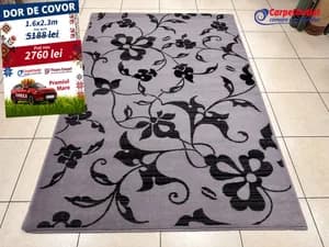 Прямоугольный ковёр из шерсти Floare Carpet 160x230 740011
