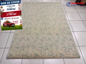 Прямоугольный ковёр из шерсти Floare Carpet 160x230 740012